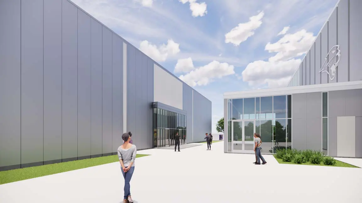 Court Sports Training Facility Rendering